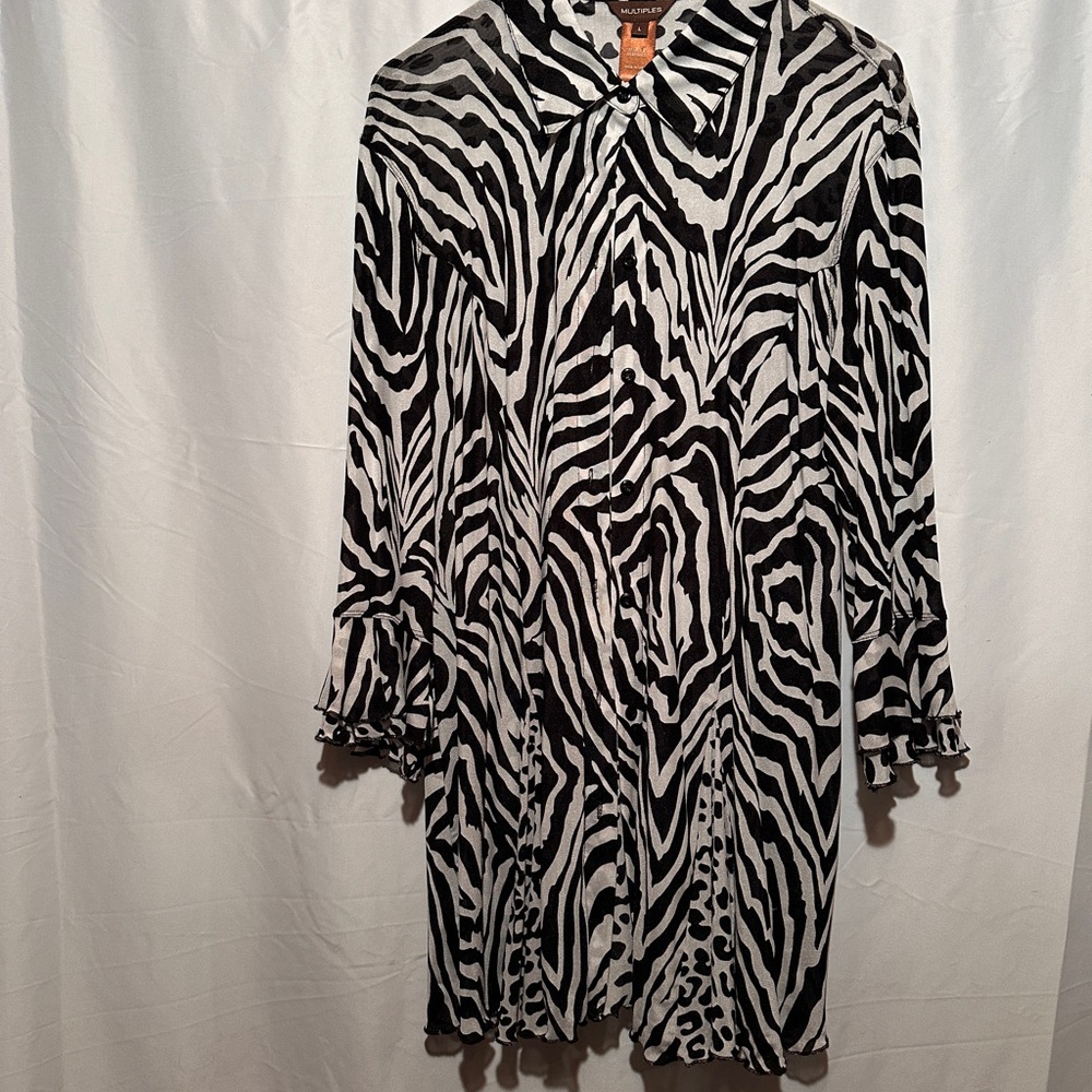 Multiples Zebra Print Top